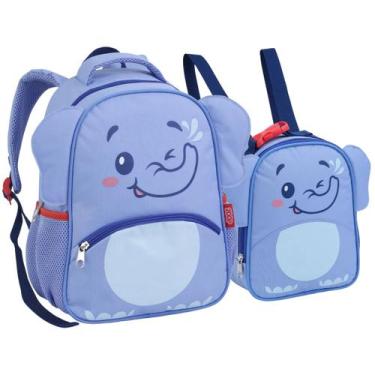 Imagem de Kit Mochila Pequena E Lancheira Térmica Infantil Creche Escola 0 a 4 A