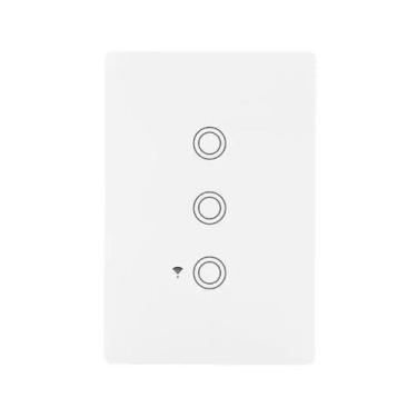Imagem de Interruptor Inteligente Touch 3 Teclas Branco Smart Link - MARGIRIUS