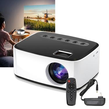 Wifi Projetor LED de alta definição 4K 3500 Lumens, projetor portátil  compatível com HDMI, AV, USB, stick de TV para filmes ao ar livre e  entretenimento doméstico