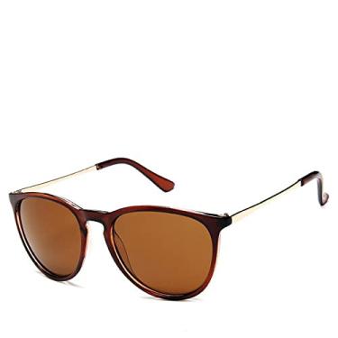 Imagem de Designer de óculos de sol redondo olho de gato masculino retro tons óculos de sol masculino espelho claro vintage moda condução, 3, china