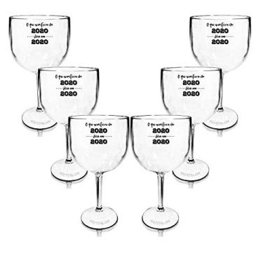 Imagem de Kit 6 Taças Gin Transparentes O que aconteceu em 2020...
