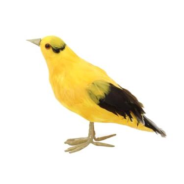 Imagem de VANZACK 3Pcs Simulação Pássaro Amarelo Etc Pássaro Artificial