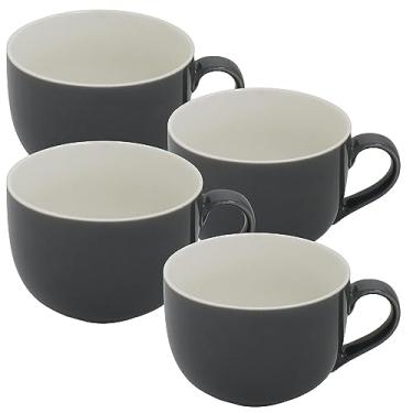 Imagem de Serami Caneca de café de cerâmica grande com alça - xícara de café grande de 650 ml, perfeita para latte, cappuccino, sopa, cereais - ideal para uso diário - conjunto de tigelas de cerâmica, conjunto