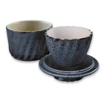 Imagem de Ceraflame Manteigueira Francesa Twist 250Gr - Azul Organico