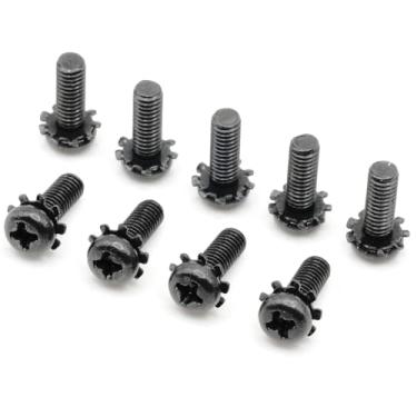 Imagem de ReplacementScrews Conjunto de parafusos métricos pretos - 9 parafusos para LG OLED65C8PUA
