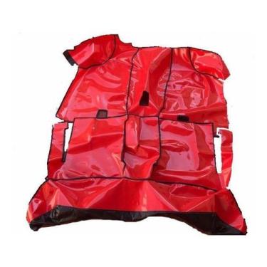 Imagem de   tapete automotivo para o voyage g5 g6 g7 g8 em vinil vermelho - MANO