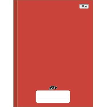 Imagem de Caderno Brochura Capa Dura 200x275mm 96 F Vermelho - Tilibra, Vermelho