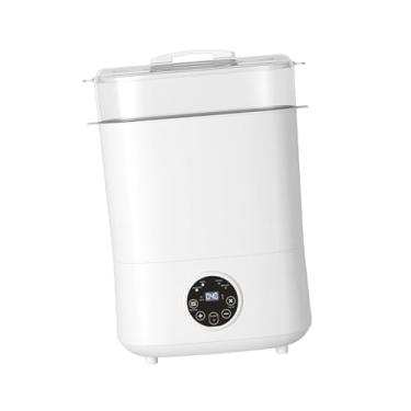 Imagem de Qianly Aquecedor de mamadeiras Esterilizador e secador elétrico de mamadeiras a vapor Aquecedor de mamadeiras, Branco