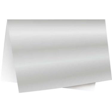 Imagem de Papel Laminado 45X59CM Lamicor Prata - Pacote com 40 - Cromus