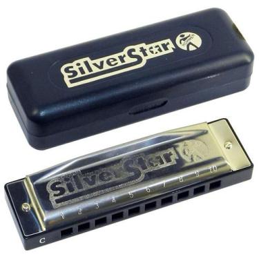 Imagem de Gaita Harmônica Silver Star Hohner 504/20 C, U