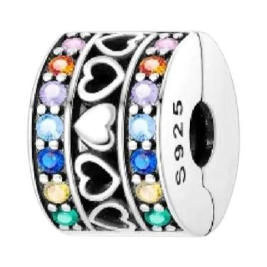 Imagem de Amuletos de Trevo Verde para Pulseira de Prata Esterlina 925 - Acessór