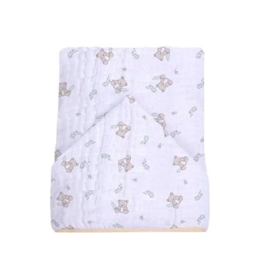 Imagem de Toalhão de Banho Soft Premium Papi Baby com Capuz Estampado 1,05m x 85cm - 01 Unidade