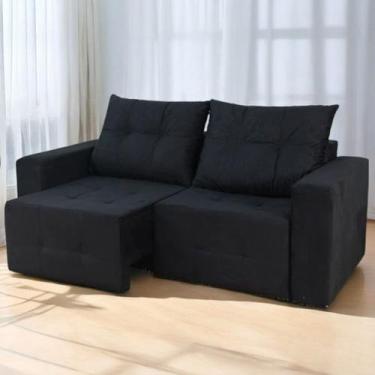 Imagem de Sofa havai 1.80 cm - 1 conjunto preto - VIVAZ ESTOFADOS