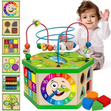 Imagem de Cubo de Atividades Duchong 7 em 1 - Brinquedo Educativo STEM para Cria