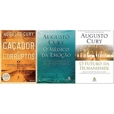 Imagem de KIT3 livros augusto cury O caçador de corruptos + O futuro da humanidade +