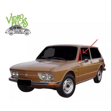 Imagem de Borracha Quebra Vento Esquerdo Brasilia Ate 1977
