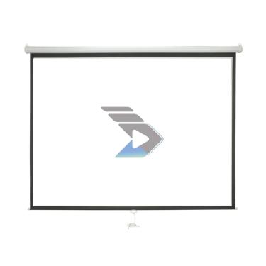 Imagem de Tela De Projeção Retratil 2,22m X 1,25m 100 Polegadas 16:9 - GTRM100W
