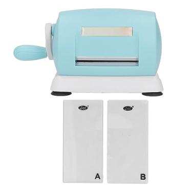 Imagem de Máquina de corte de manivela de manivela de manivela de manivela de relevo DIY com de sucção para artesanato de papel e liga de zinco e material plástico