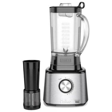 Imagem de Liquidificador Philco Laminas Inox Promaxx6 Turbo 3L 1400W, Preto, 110