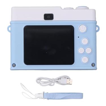 Imagem de Câmera digital com jogos de mp3 player preenche a luz 1080p 48mp HD 2,0 polegadas TFT Screen Color Anti Shake 800mAh 8x Câmera de zoom digital para viagem (Azul)