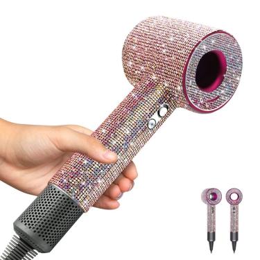 Imagem de Capa protetora para secador de cabelo Dyson Galaxy Rhinestones