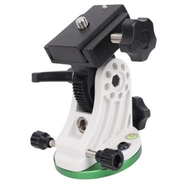 Imagem de Sanpyl Montagem do Telescópio, Assento de Ajuste de Latitude para Skywatcher e Campo de Estrela, Base de Instrumento de Cunha Equatorial de Liga de Alumínio, Acessório de Telescópio (Verde e branco)