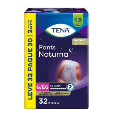 Imagem de Roupa Íntima Tena Pants Noturna G/EG Severa Embalagem Econômica 32 Unidades