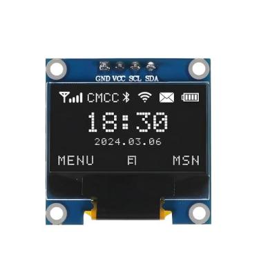Imagem de Módulo De Tela OLED Azul 128x64 I2C IIC Para Arduino ESP32 ESP8266 Aok