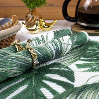 Imagem de 6 Jogo Americano Redondo Mesa Posta Sousplat Luxo Pvc M12