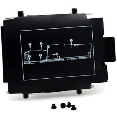 Imagem de Suporte HDD SSD para disco rígido SATA de 2,5" com 7 mm da Deal4GO com parafuso para HP EliteBook 840 850 755 750 745 740 G1 G2 ZBook 14 G1 G2 ZBook 15U G1 G2