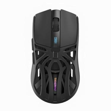 Imagem de Mouse Gamer Bluetooth SMAILWOLF RS8 – 10000 DPI, 1000Hz, Três Modos de Conexão, Ultra Leve (PRETO)