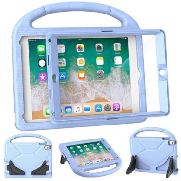 Imagem de Capa para iPad (azul claro, iPad de 9,7 polegadas 6ª/5ª geração e Air 1/2 e Pro 9,7)