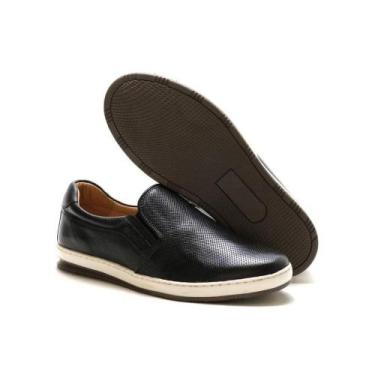 Imagem de Tênis Sapatênis Iate Couro Floater Legítimo Diamante Gone Art Nobre - 