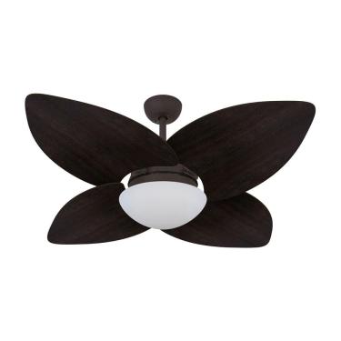 Imagem de Ventilador de Teto Dormamu Marrom Texturizado 4 Pás Tabaco 127V