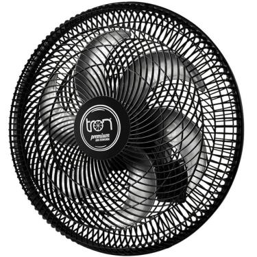 Imagem de Ventilador Oscilante Premium De Parede 50cm Pp Preto 127 Volts - 51.01-1246 - Tron