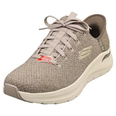 Imagem de Skechers Tênis masculino Arch Fit 2.0 Look Ahead Hands Free Slip-in, Cinzento-acastan, 42
