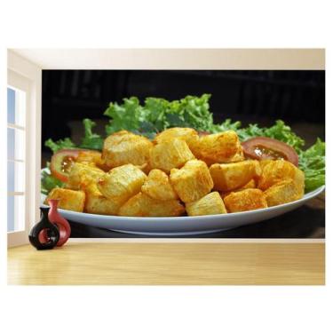 Imagem de Papel De Parede 3D Alimentos Petiscos Porções 3,5M Al318 - Você Decora