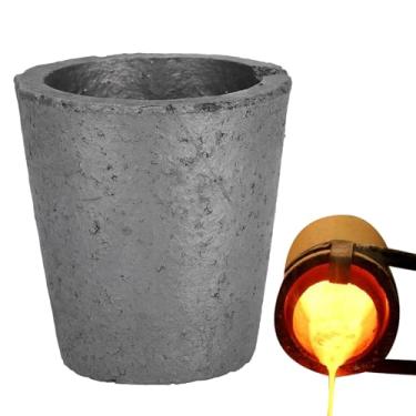 Imagem de Cadinho de derretimento - fundição de metal | Molde de ferramenta de refino para garagem, oficina, quintal, ferreiro, fábrica, joias, estúdio