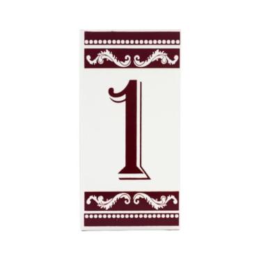 Imagem de Número De Casa Em Cerâmica Esmaltada Turquia (Numero 1)