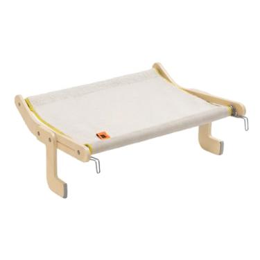 Imagem de Hammock para Gato Grande Percha de Janela Assento Interior Camas e Prateleiras Gatos Dentro Sem Furadeira Copo Sucção Super Espaço Descanso Confortável Aquecido Design Único Ambientalmente Amigável