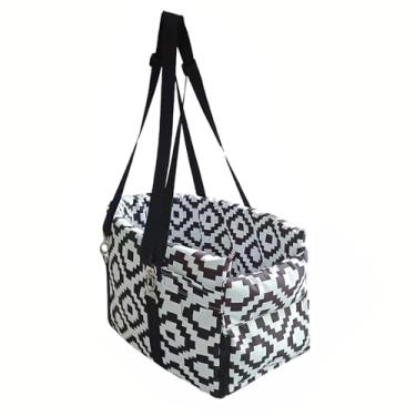 Imagem de Cadeira para Pet Car Cama Cães Anti-Sujo Anti-Risco Gatos e em Carros com Instalação Conveniente Braços de Carro Ninho Direcionado a Proprietários Pets