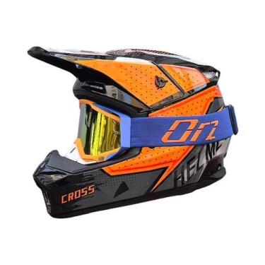 Imagem de Capacete Completo Para Corrida off Road De Motocicleta E Bicicleta Spe