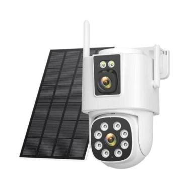 Imagem de Câmera Solar Externa 4K Wifi 8MP Com Visão Noturna, Gravação De Vídeo 