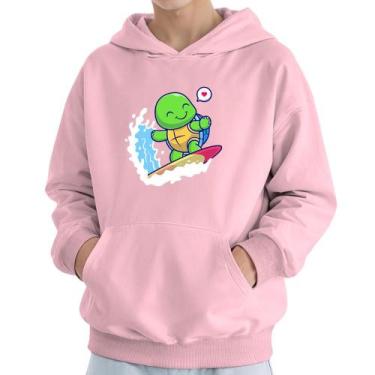Imagem de Moletom Infantil Canguru Menino Estampa Tartaruga Surf - Samcro, 6, Ro