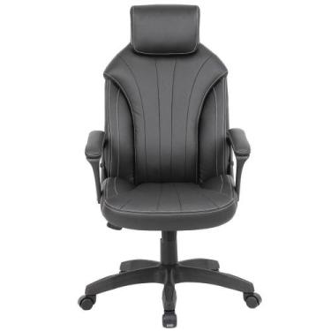 Imagem de Cadeira Giratória Escritório Diretor Regulagem de Altura - BENOA, PRET