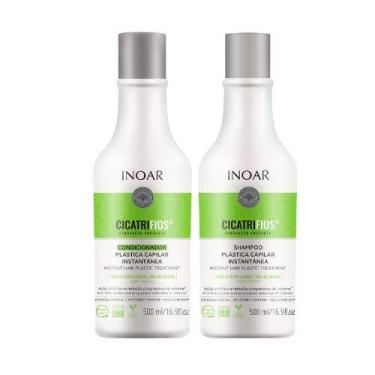 Imagem de Inoar Kit Shampoo + Condicionador 500ml  CicatriFios