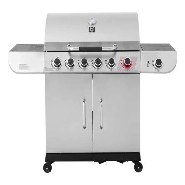 Imagem de Churrasqueira A Gas Inox 7 Queimadores Premium Deluxe Grill
