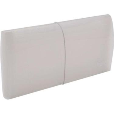 Imagem de Pasta Sanfonada Plástica Porta Cheque 12 Div Cristal - Dello