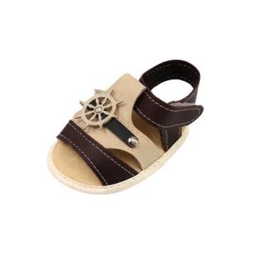 Imagem de Sandália Infantil Bebê Roda do Leme Casual Leve Ajustável Confortável,