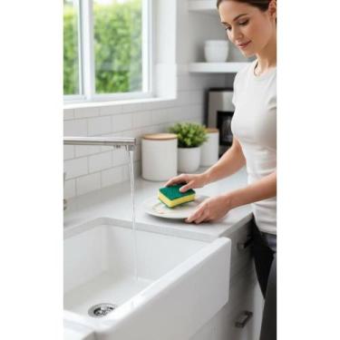 Imagem de Esponja Multiuso Limpeza Pesada C/10 - Congratulations Store